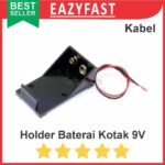 Case Rumah Tempat Dudukan Baterai Kotak 9V 9 V Volt Casing Battery Holder