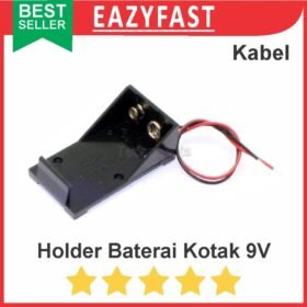 Case Rumah Tempat Dudukan Baterai Kotak 9V 9 V Volt Casing Battery Holder