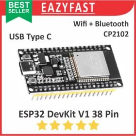 ESP32 38P CP2102 DevKit V1 USB Type C ESP 32 38 P Pin Kaki Wifi Bluetooth IOT Internet Arduino Nodemcu LUA Compatible