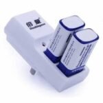 Paket Baterai Kotak 9V 9 Volt Rechargeable + Charger 2 Batre Cas - Image 3