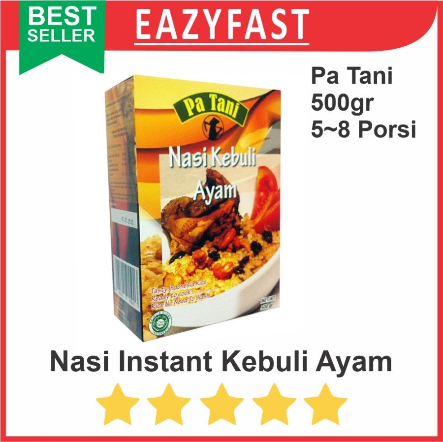 ginee_20250923144506654_9938663312.jpg Nasi Instan Instant Makanan Cepat Kebuli Ayam 500 gr 5 - 8 Porsi - Image 1