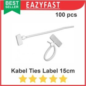 Cable Kabel Ties Label Tulis Tie Marker 15cm 150mm Tali Ikat Name Tag
