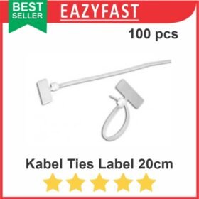 Cable Kabel Ties Label Tulis Tie Marker 20cm 200mm Tali Ikat Name Tag