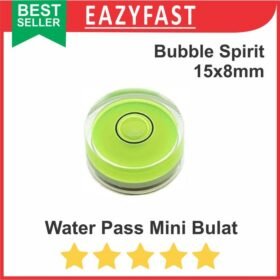 Waterpass Mini Bulat Water Pass Level Bubble Spirit Inclinometer Koin