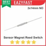 Saklar Reed Switch 2x14mm Magnetic Sensor Magnetron Detektor Alarm NO