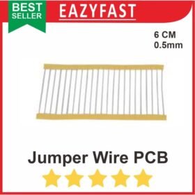 Resistor Kawat Jumper 0 Ohm 1/4W Breadboard PCB 0.5mm Wire 6cm