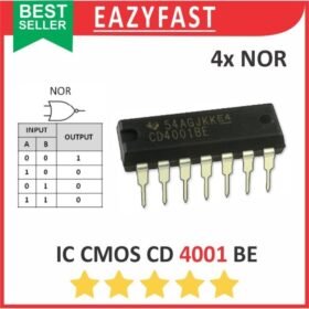 IC CMOS CD 4001 BE DIP Gerbang Logika NOR Logic Gate CD4001BE CD4001 4001BE CD HD HCF HEF MC TC BE