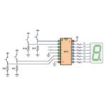 IC CMOS CD 4511 BE DIP BCD to 7 Seven Segment CC Common Cathode Katoda CD4511BE CD4511 4511BE CD HD HCF HEF MC TC BE - Image 2