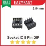 Socket IC 8P 8 P Pin Kaki DIP Skinny Soket Rumah Dudukan Adapter
