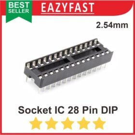 Socket IC 28P 28 P Pin Kaki DIP Skinny Soket Rumah Dudukan Adapter
