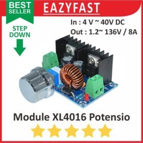 Step Down 8A XL4016 Potensio Module Modul Adjustable Power Regulator