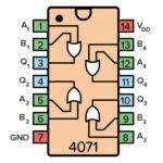 IC CMOS CD 4071 BE DIP Gerbang Logika OR Logic Gate CD4071BE CD4071 4071BE CD HD HCF HEF MC TC BE - Image 2