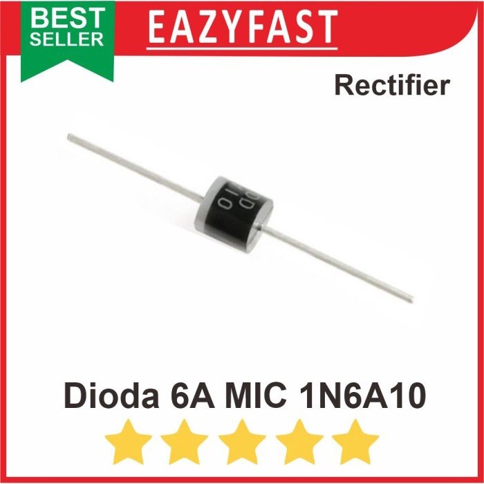 ginee_20250930150840949_0888771843.jpeg Dioda MIC 6A10 6A 5A 5 6 A Amp Ampere Diode Rectifier Penyearah Solar - Image 1