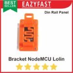 Bracket Dudukan Modul ESP NodeMCU Lolin Module MCB Din Rail Rel Panel - Image 2