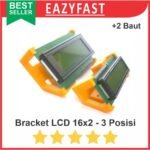 Bracket Dudukan LCD 1602 16x2 Arduino Holder 3 Posisi Tegak Miring