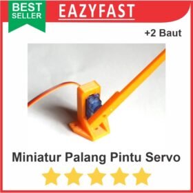 Miniatur Simulasi Pintu Gerbang Parkir Palang Kereta Servo Gate