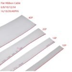 Kabel Pita IDC 40p 40 P Pin Jalur Helai Flat Ribbon Cable Strip Abu - Image 2