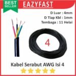 Kabel Serabut Isi 4 Multicore AWG24 AWG 24 CB GX DB Data Signal Sensor