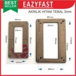 Bracket Akrilik LCD 1602 16x2 Acrylic Case Frame Arduino Tutup Panel - Image 2