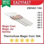 Thermofuse Magic Com Jar 70 75 80 85 90 95 C 10A Thermal Thermo Fuse