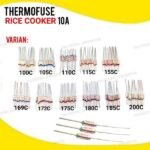 Thermofuse Magic Com Jar 210 215 216 240 250 C 10A Thermal Thermo Fuse - Image 2