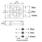 LED RGB SMD 5050 6 Pin Analog Red Green Blue Merah Hijau Biru CA CC - Image 2