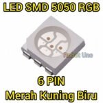 LED RGB SMD 5050 6 Pin Analog Red Green Blue Merah Hijau Biru CA CC - Image 3