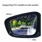 x2 Sticker Film Anti Hujan Embun Fog Kaca Spion Mobil Motor Helm Talas - Image 2