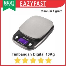 Timbangan Digital 10Kg Dapur Bumbu Masak Kopi Kimia Resin Akurasi Gram