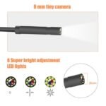 Kamera Endoscope 8mm Layar LCD Portable Endoscopi Inspection Camera Borescope Waterproof IP67 - Image 2