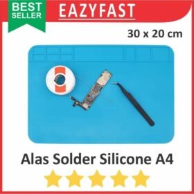 Silicone Soldering Pad Mat Alas Karet Insulator Anti ESD Panas 20 x 30