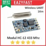 Modul Radio Serial UART HC-12 Wireless 433Mhz Arduino ESP 1km HC 12 433 Mhz Module Si4463