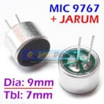 Mic Needle Electret Microphone Condenser Sensor Audio 9767 9x7mm - Image 2