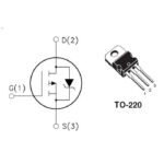 Mosfet IRF9540 IRF 9540N 9540 P-Channel 100V 23A TO-220 - Image 3
