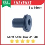 Karet Pelindung Kabel Box Plastik ABS X Serie X1-X8 Power Cable Rubber