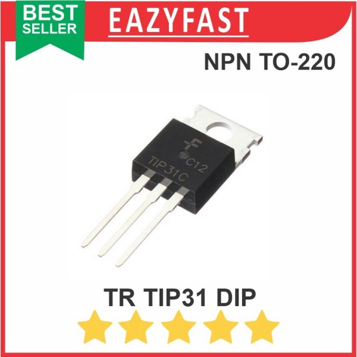 ginee_20251002121534533_8709192368.jpeg Transistor TIP31 TIP31C TIP 31 C NPN Final Power Driver Switch TO-220 - Image 1