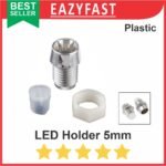 LED Holder 5mm 5 mm Dudukan Lampu Plastik Isolator