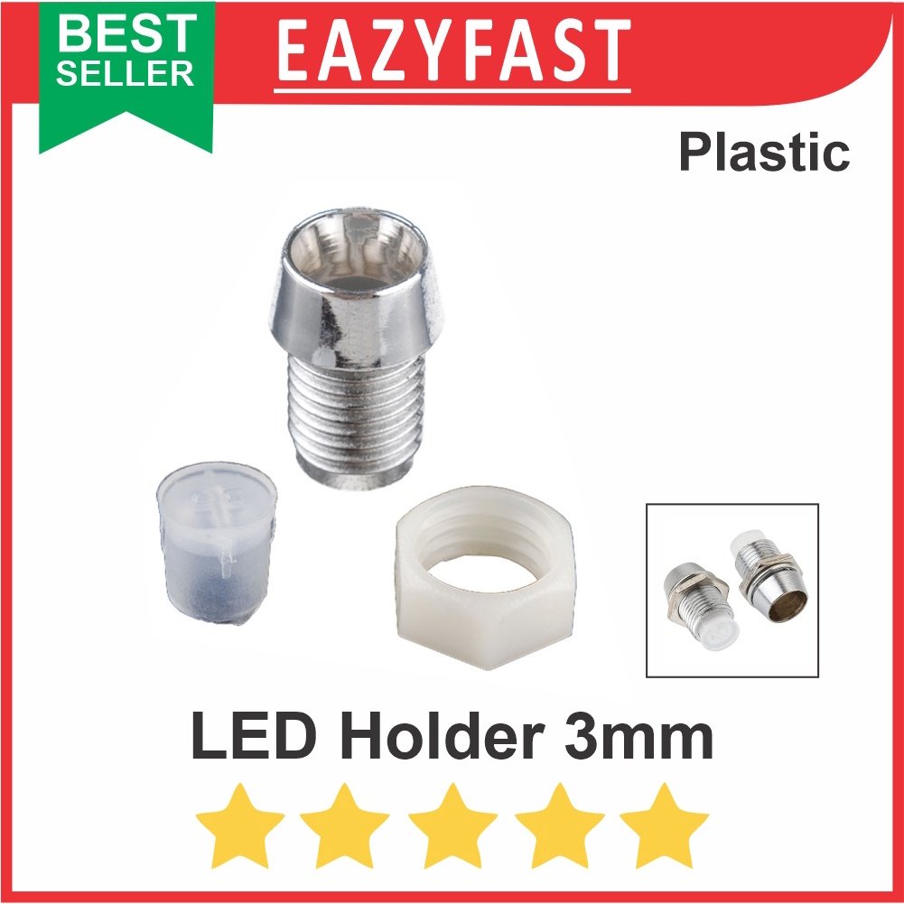 ginee_20251003094622771_9290705697.jpeg LED Holder Housing 3mm 3 mm Dudukan Sarang Lampu - Image 1
