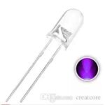 LED 3mm 3 mm Clear UV Transparan Bening Ultra Violet Deteksi Cek Uang - Image 2