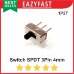 Slide Switch SPDT 1P2T Saklar Geser Kecil Mini Toggle 3 Pin PCB 4mm