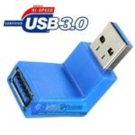 Connector Sambungan USB 3.0 Siku Bengkok L Elbow Up Atas Converter - Image 2