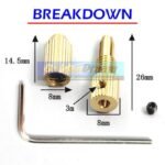 Drill Chuck Collet Motor Dinamo Kuningan Kepala Mata Bor Jepit - Image 4