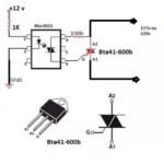 Thrystor TRIAC BTA41 BTA41-600 600V 40A TOP-3 - Image 3