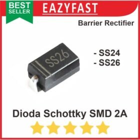 Dioda Schottky SMD 2A SS24 SS26 SR206 2 A Barrier Rectifier Diode D