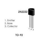 Transistor Tr NPN 2n2222 TO-92 - Image 3