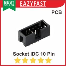 Socket Soket IDC 10 Pin ISP ASP JTAG Header Male PCB DIP