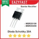 Dioda Schottky 20A MBR20100 MBR20200 20 A Barrier Rectifier Diode D