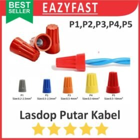 Lasdop Sambung Tutup Kabel Putar Cable Cap Twist Wire P1 P2 P3 P4 P5