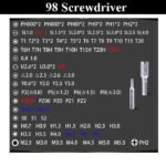 Obeng Set Lengkap 115 in 1 Magnet Baja Mur Baut Service Reparasi HP - Image 2