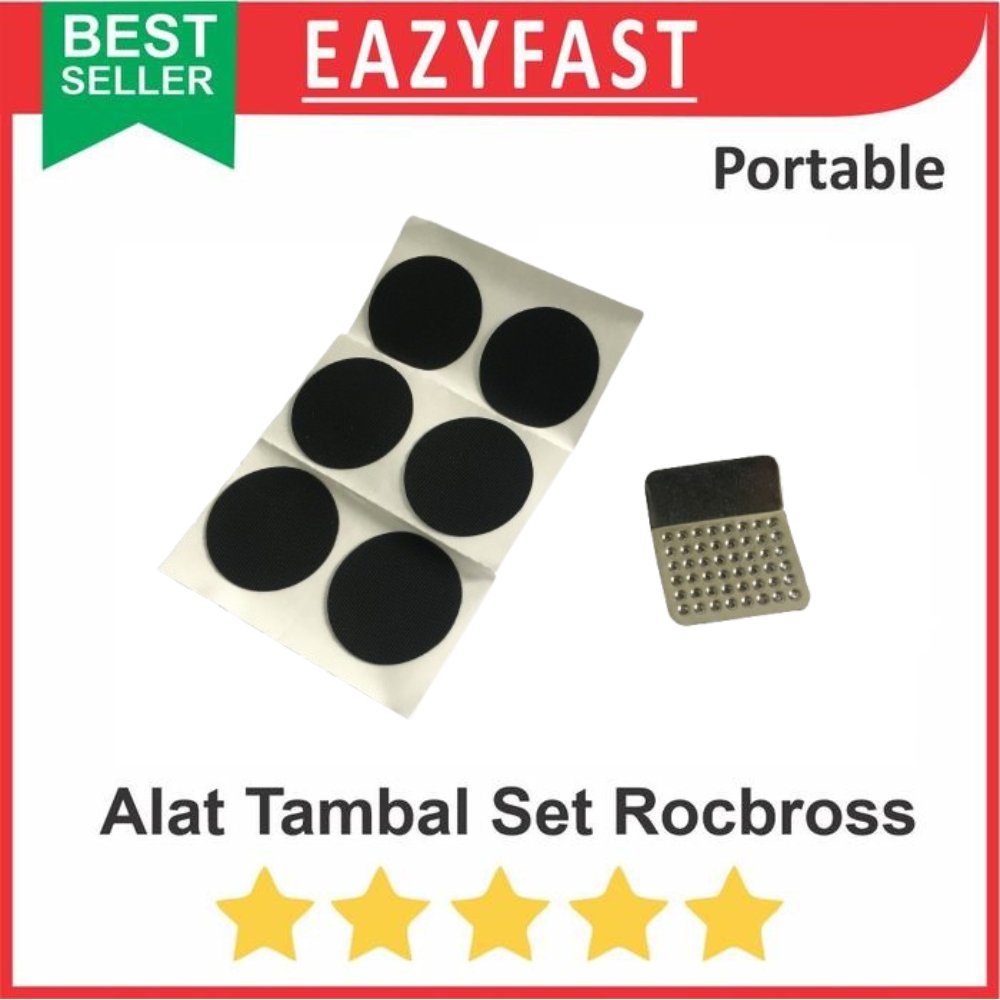 ginee_20251006122244839_6038678870.jpeg Alat Tambal Ban Rockbros Set Tool Kit Portable Kotak Repair Kit Sepeda - Image 1